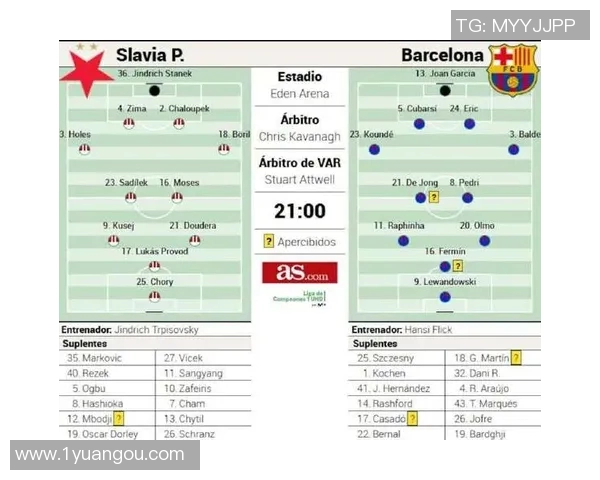 斯拉维亚对巴萨比赛前瞻及胜负预测分析